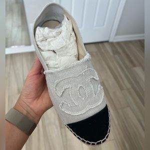 NEVER WORN chanel espadrilles